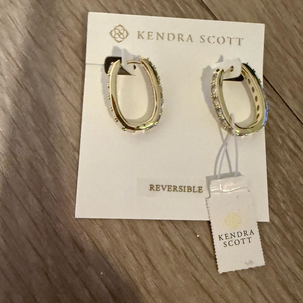 Kendra Scott Chandler Hoop Earrings NWT